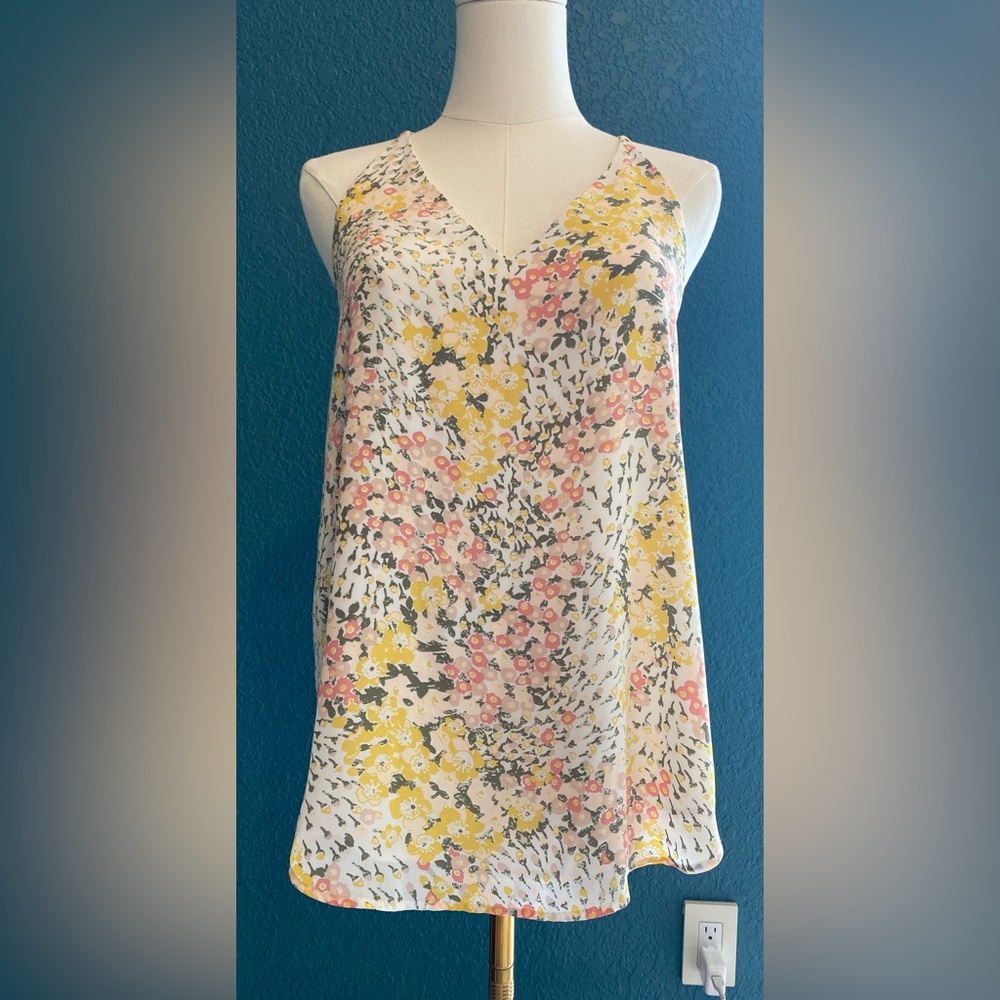 Loft floral camisole top XS